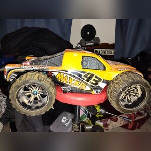 HPI Racing Orange and Black Toy Truck